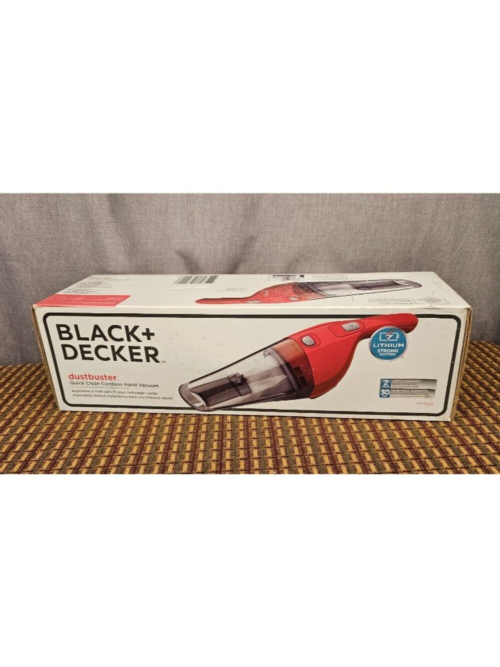 Black+Decker Dustbuster Quick Clean Cordless Hand Vacuum With Lithium-Ion Batter